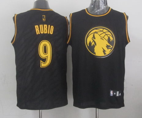 Ricky Rubio Revolution Minnesota Timberwolves black jersey