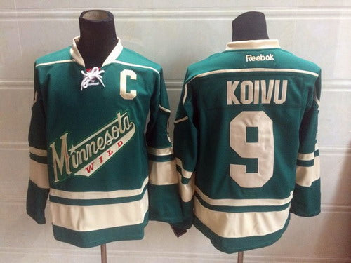 Mikko Koivu Minnesota Wild green Third jersey