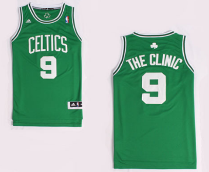 The Clinic Nickname Boston Celtics green jersey