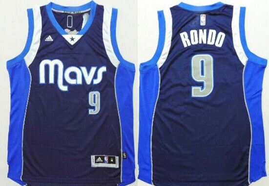 Rajon Rondo Revolution Dallas Mavericks navy jersey