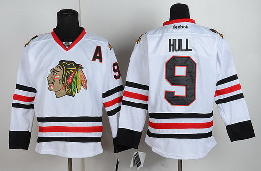 Bobby Hull Chicago Blackhawks white jersey