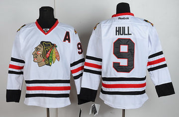Bobby Hull Chicago Blackhawks white jersey
