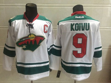 Mikko Koivu Minnesota Wild white jersey