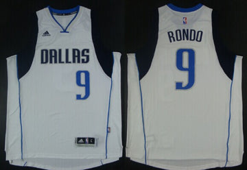 Rajon Rondo Revolution Dallas Mavericks white jersey