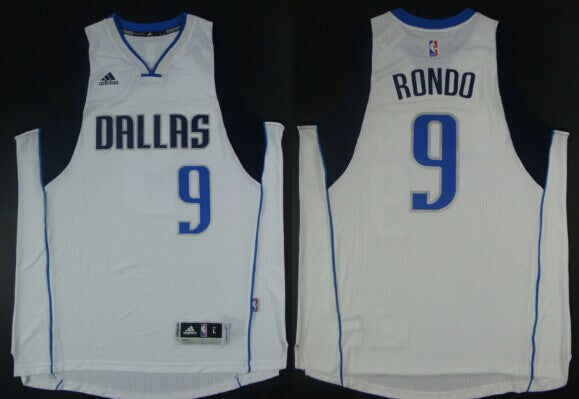 Rajon Rondo Revolution Dallas Mavericks white jersey
