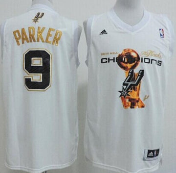 Tony Parker Revolution San Antonio Spurs white jersey