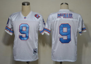 Steve McNair Tennessee Titans white Throwback jersey