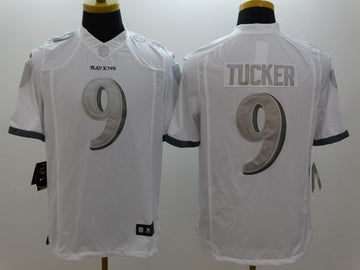 Nike Justin Tucker Baltimore Ravens platinum Limited jersey