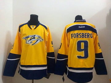 Filip Forsberg Nashville Predators yellow jersey