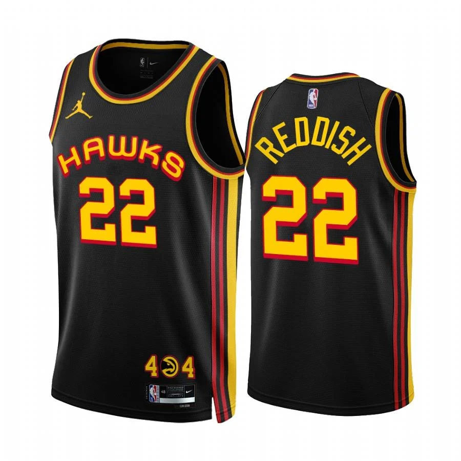 Cam Reddish Atlanta Hawks black jersey