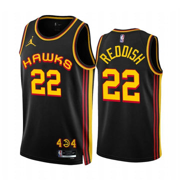 Cam Reddish Atlanta Hawks black jersey