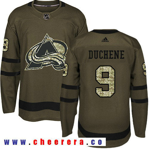 Adidas Matt Duchene Colorado Avalanche green Salute To Service jersey
