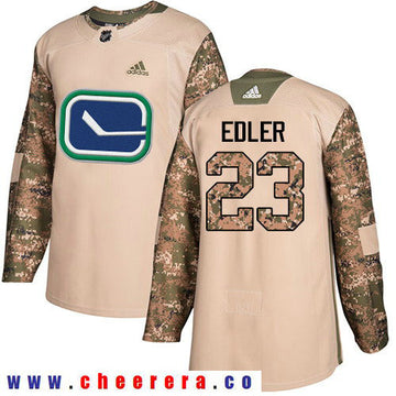 Adidas Alexander Edler Vancouver Canucks camo Authentic jersey