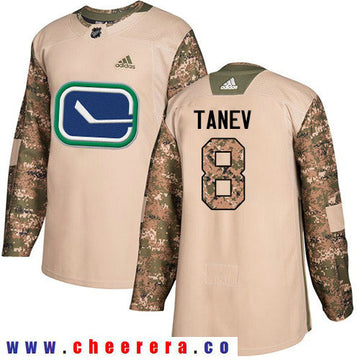 Adidas Christopher Tanev Vancouver Canucks camo Authentic jersey
