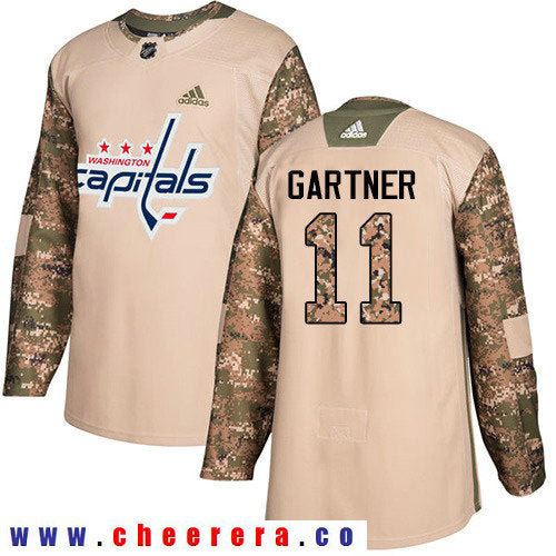 Adidas Mike Gartner Washington Capitals camo Authentic jersey