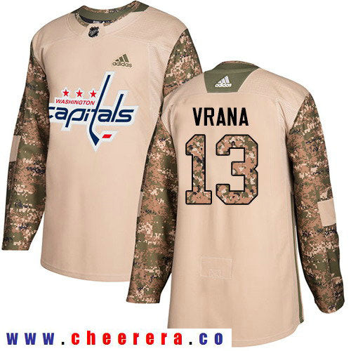 Adidas Jakub Vrana Washington Capitals camo Authentic jersey