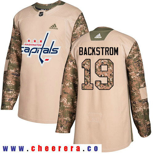 Adidas Nicklas Backstrom Washington Capitals camo Authentic jersey
