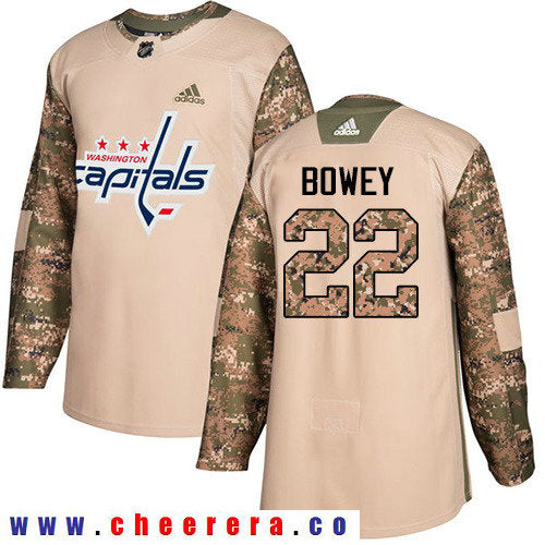 Adidas Madison Bowey Washington Capitals camo Authentic jersey