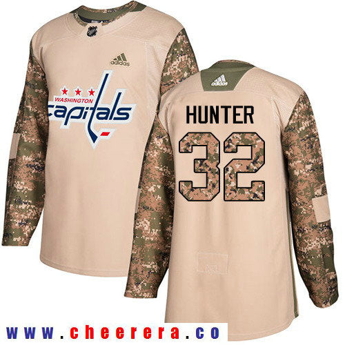 Adidas Dale Hunter Washington Capitals camo Authentic jersey