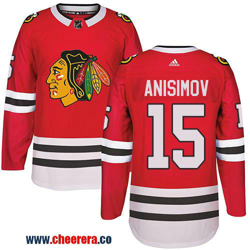 Adidas Artem Anisimov Chicago Blackhawks red Authentic jersey