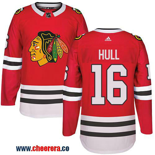Adidas Bobby Hull Chicago Blackhawks red Authentic jersey
