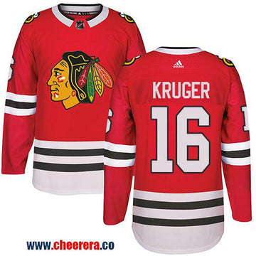 Adidas Marcus Kruger Chicago Blackhawks red Authentic jersey