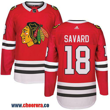 Adidas Denis Savard Chicago Blackhawks red Authentic jersey