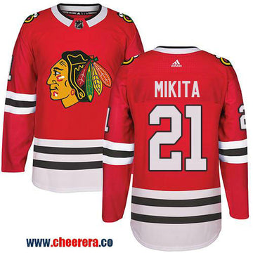 Adidas Stan Mikita Chicago Blackhawks red Authentic jersey