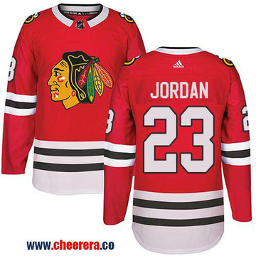 Adidas Michael Jordan Chicago Blackhawks red Authentic jersey