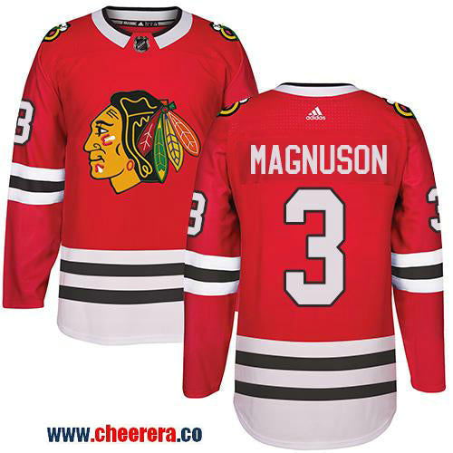 Adidas Keith Magnuson Chicago Blackhawks red Authentic jersey