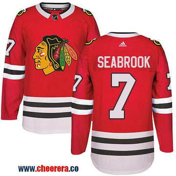 Adidas Brent Seabrook Chicago Blackhawks red Authentic jersey