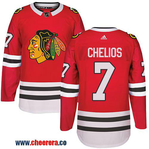 Adidas Chris Chelios Chicago Blackhawks red Authentic jersey