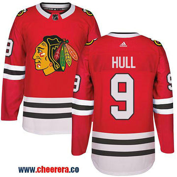 Adidas Bobby Hull Chicago Blackhawks red Authentic jersey