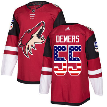 Adidas Jason Demers Utah Mammoth maroon Authentic jersey