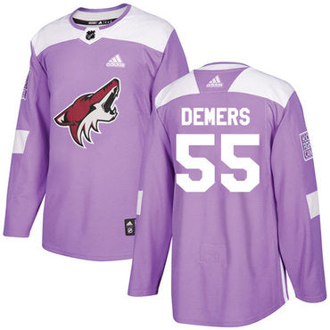 Adidas Jason Demers Utah Mammoth purple Authentic jersey