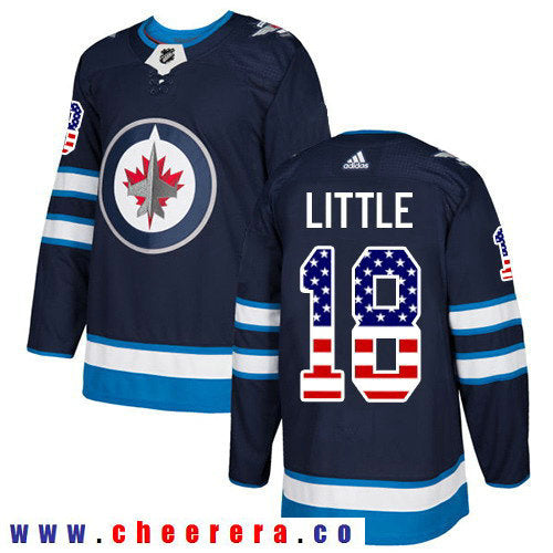 Adidas Bryan Little Winnipeg Jets navy Authentic jersey