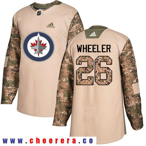 Adidas Blake Wheeler Winnipeg Jets camo Authentic jersey