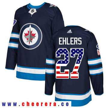 Adidas Nikolaj Ehlers Winnipeg Jets navy Authentic jersey