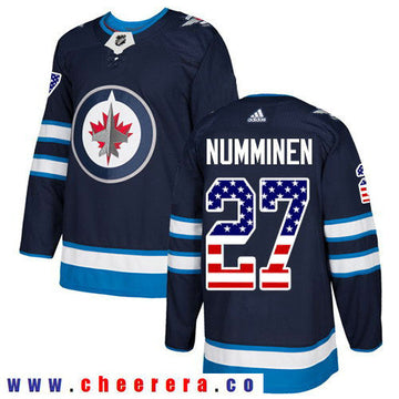 Adidas Teppo Numminen Winnipeg Jets navy Authentic jersey