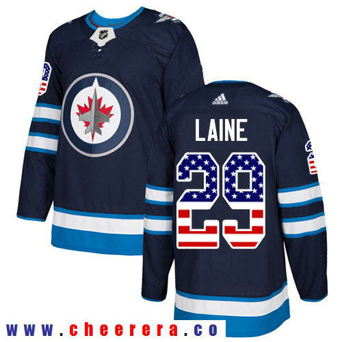 Adidas Patrik Laine Winnipeg Jets navy Authentic jersey