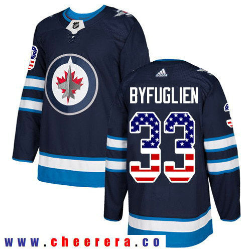 Adidas Dustin Byfuglien Winnipeg Jets navy Authentic jersey