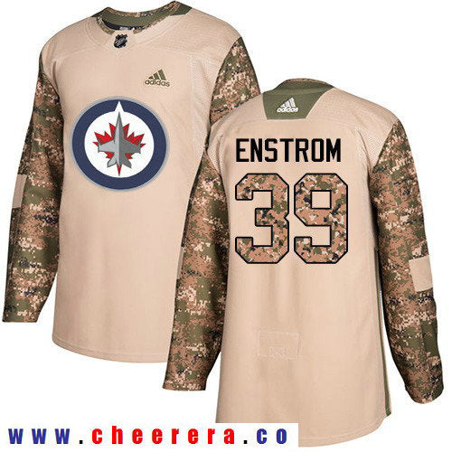 Adidas Tobias Enstrom Winnipeg Jets camo Authentic jersey