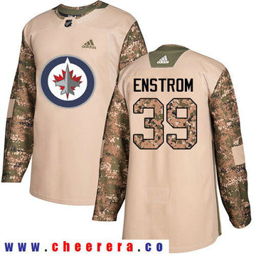 Adidas Tobias Enstrom Winnipeg Jets camo Authentic jersey