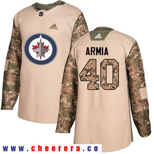 Adidas Joel Armia Winnipeg Jets camo Authentic jersey