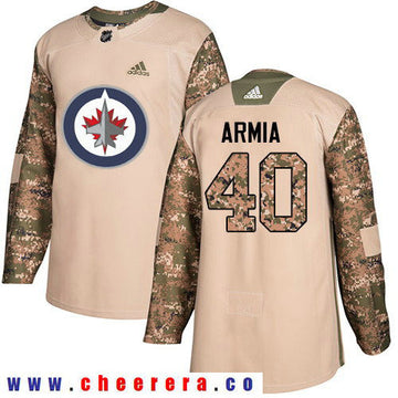 Adidas Joel Armia Winnipeg Jets camo Authentic jersey
