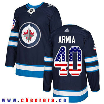 Adidas Joel Armia Winnipeg Jets navy Authentic jersey