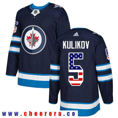 Adidas Dmitry Kulikov Winnipeg Jets navy Authentic jersey