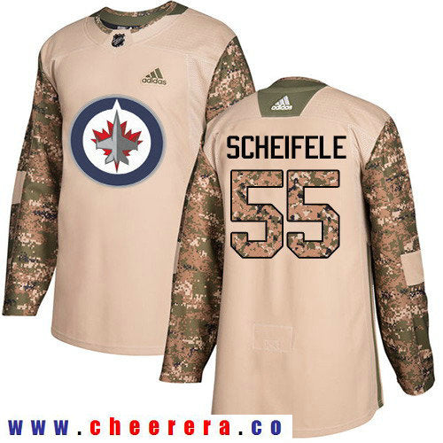Adidas Mark Scheifele Winnipeg Jets camo Authentic jersey