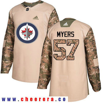 Adidas Tyler Myers Winnipeg Jets camo Authentic jersey