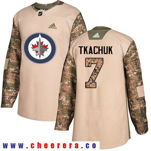 Adidas Keith Tkachuk Winnipeg Jets camo Authentic jersey